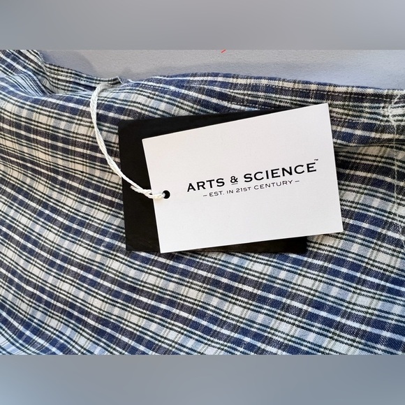 ARTS & SCIENCE 01-L52S- 259  Tunic Dress Size 1 NWT Linen / Silk Made In Japan - Picture 10 of 11